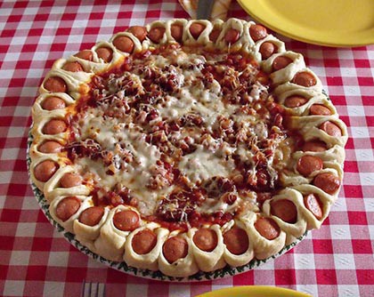 Pizza virág