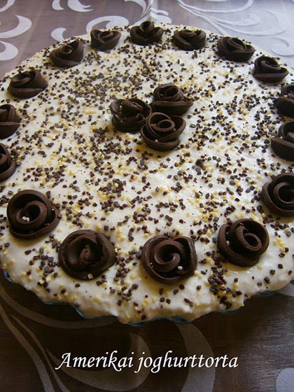 Sütés nélkül/Amerikai joghurttorta