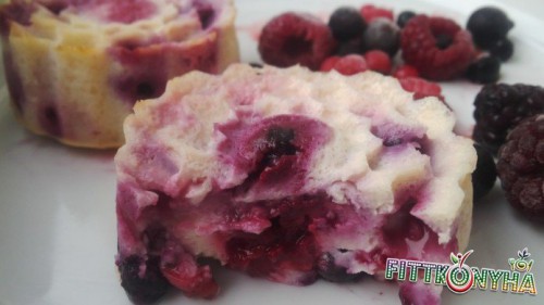 Gyümölcsös krémmuffin