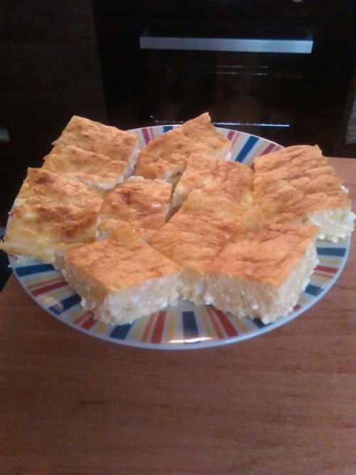 Zabkorpás túrós szelet