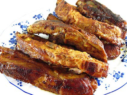 Mustáros fokhagymás oldalas