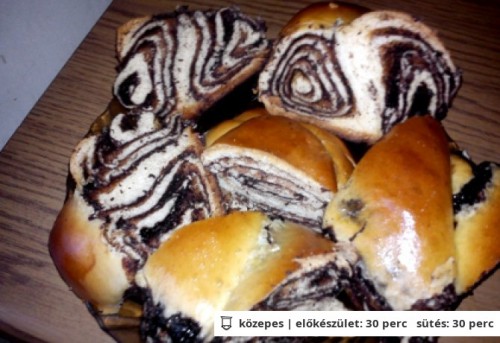 Csokis fonott kalács recept