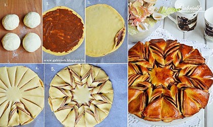 Nutellás csillagsüti