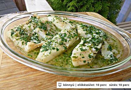 Fűszervajas grillezett hal
