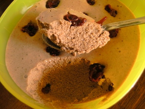 Kakaóhab puding