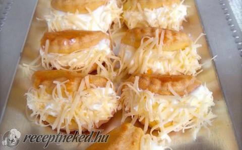 Sajtos papucs recept