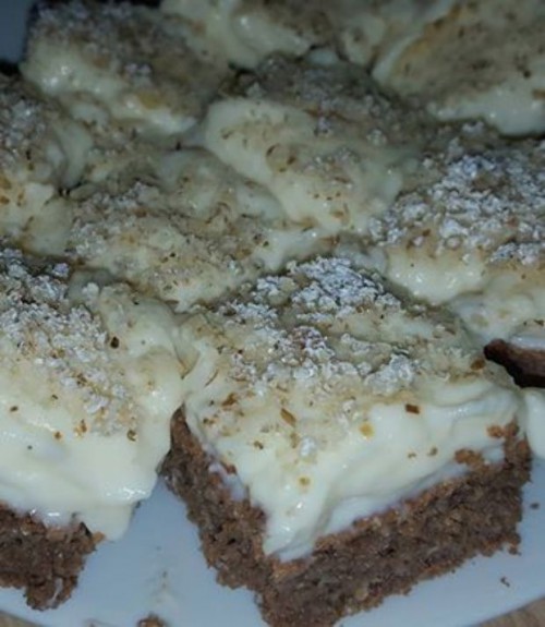 Vaníliás-mascarponés zabpehelykocka