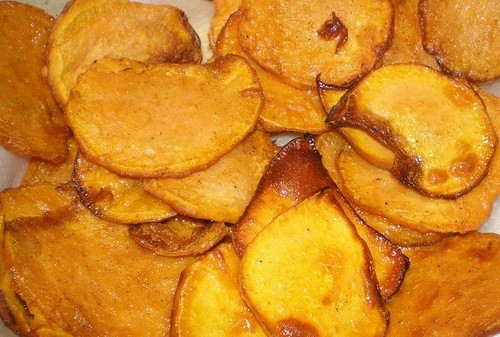 Édesburgonya chips