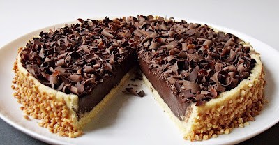 Csokoládés panna cotta torta