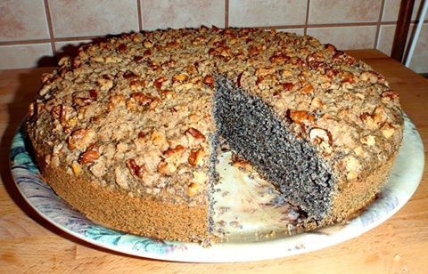 Mákos torta rizslisztből....