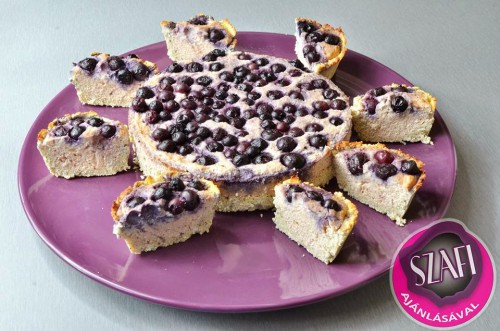 Áfonyás túros torta/muffin