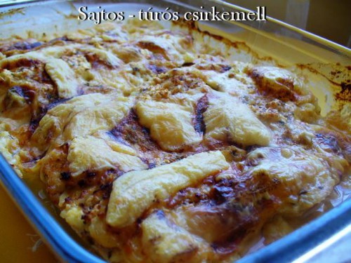 Sajtos-túrós csirkemell