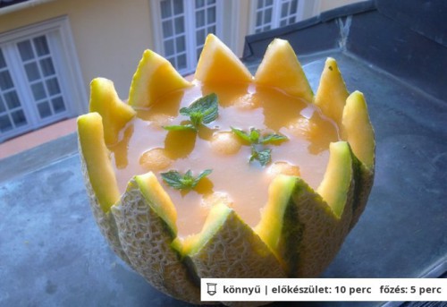 Hideg sárgadinnyeleves