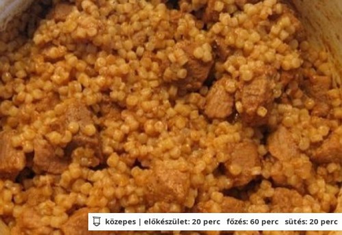 Tarhonyás hús