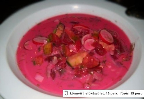 Frissítő céklaleves