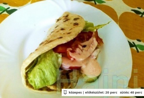 Gyros házi pitából