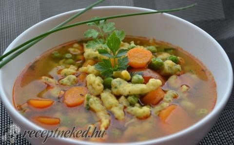 Tavaszi zöldségleves recept