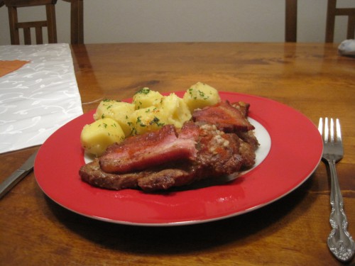 Mustáros sertéssült recept