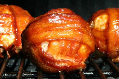 HAGYMÁBA-BACONBA CSOMAGOLT FASIRTGOLYÓK