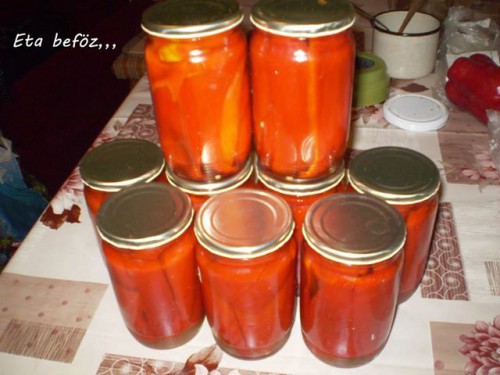 Olajos paprika Eta módra.