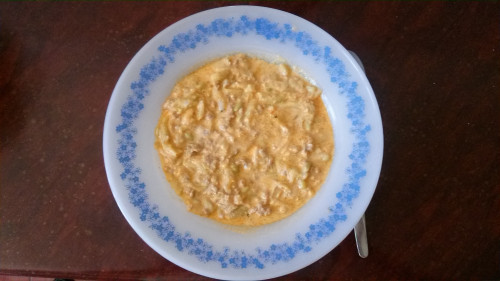 Zöldbabpörkölt
