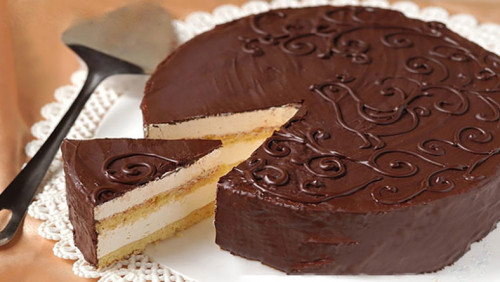 Madártej torta