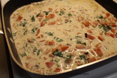 Tejszínes csirkemell parmezánnal