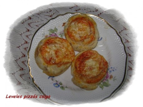 Leveles,pizzás csiga