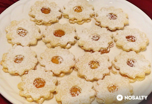 Linzer ♥ Kókuszos virágok