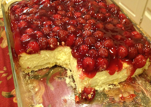Túró - Túró torta cseresznyebefőttel - OK