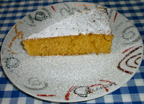 Narancsos grízsütemény