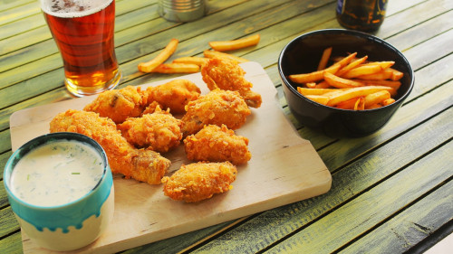 KFC csirke házilag! Ropogós bundával és ranch mártog
