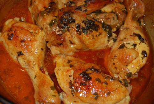 Mediterrán csirkecombok