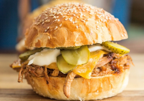 Pulled Pork hamburger