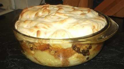 Mazsolás-diós-vaníliás-habos nasi