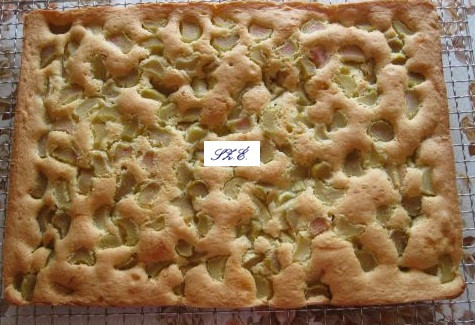 Rhabarberkuchen(für Ikeas Blech)