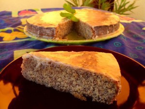 Nagyon citromos mákos-mandulás torta